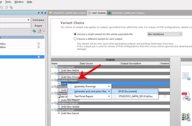 Cách xuất file BOM và CPL trong Altium